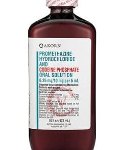 Akorn Codeine Oral Solution 10mg/5mL bottle front